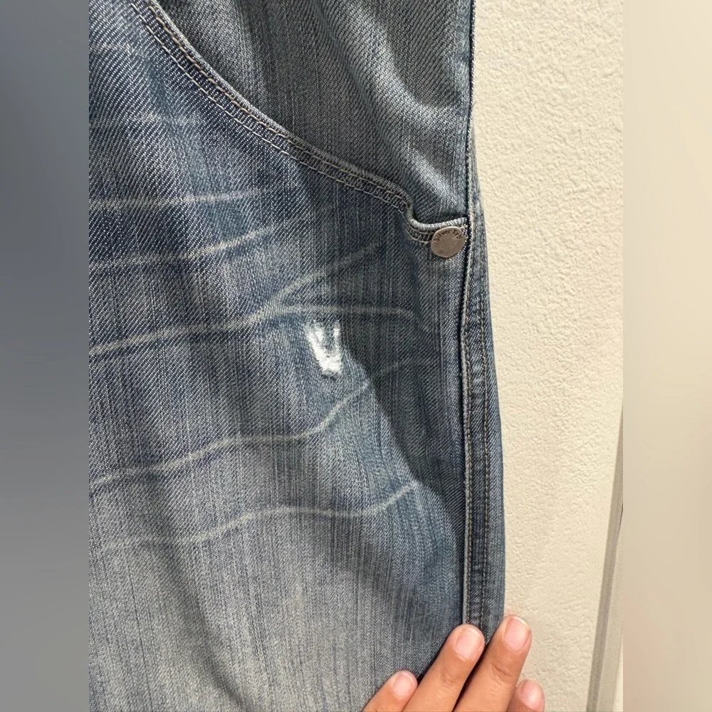 vintage Y2K silver tab levi’s boot cut size 38 x 32 actual distressed faded